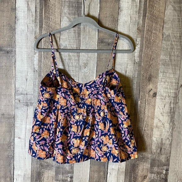 J. Crew Flowy cotton poplin camisole in painted block print NWT - Picture 6 of 8
